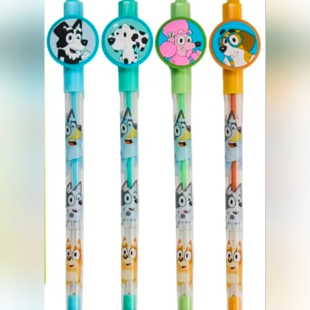 Bluey Gel Pens & Journal School Gift Set - Blue, Orange, White